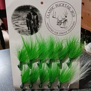 New Classic Bucktail Hand Tied Fishing Lures Jigs Tackle